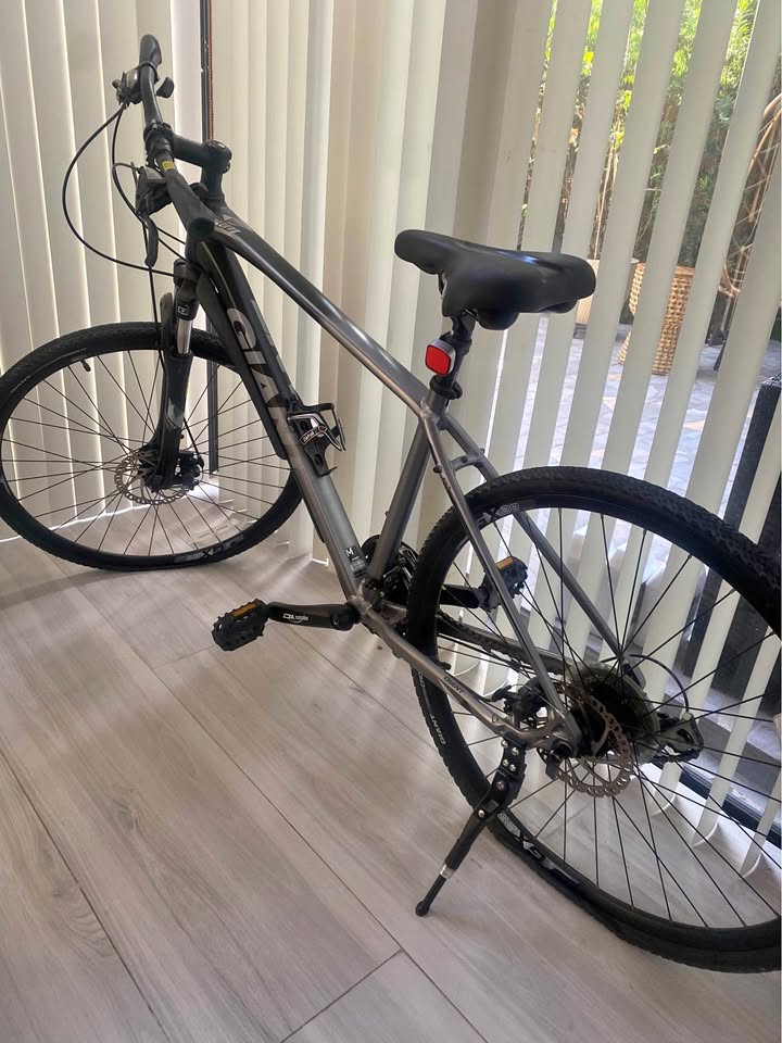 Blue Trek bicycle